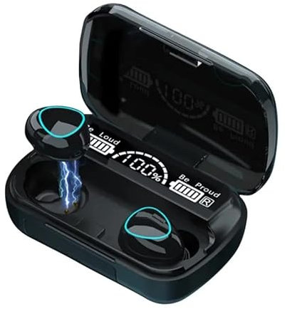 BT M10 TWS Gaming Headset Wireless Earbuds with LED Display Power Bank Noise-Cancelling Digital Earphones Dynamic Principle