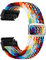 enkic Armband Kompatibel mit Garmin Fenix 7/7 Pro/6/6 Pro/5/5 Plus, 22mm Geflochtenes Elastisch Uhrenarmband für Approach S60/S62/Quatix 5/Epix, Elastisch Sport Loop Ersatzarmband