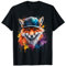 Fuchs Snapback Cap Cool Tier Aufdruck Design Print T-Shirt