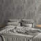 SOPHIE LAURENCE Cove Textured Charcoal Wallpaper – 10 X 0.53 M Roll - Industrial Concrete Effect with Metallic Gold Accents