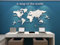 Shuanghao Wand Aufkleber Dekoration Aesthetic Wandbild Wandtattoo 3D Acrylglas Kunst Rubbel-Weltkarte World a Map of the Wall Spiegel Wand Dekoration Aufkleber für Wohnung Zimmer Modern weiß Groß
