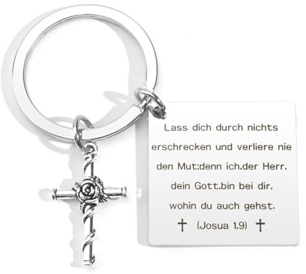 Christliche Geschenke,Konfirmation Geschenk,Bibel Zubehör,Konfirmation Geschenk Mädchen,Christliche Geschenke für Frauen,Geschenk Firmung Junge,Geschenk Konfirmation Mädchen,Schlüsselanhänger Kreuz