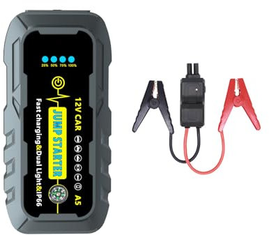 12V Portable Smart Charger, Battery Maintainer, 6A Car Battery Charger, Trickle Charger and Desulfator for Cars Boat Motorcycle Lawn Mower Snowmobile SUV