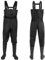 Wathose - Pantaloni da pesca da uomo e donna, con stivali, traspiranti, impermeabili, per gli amanti della pesca, sport acquatici, attività all'aperto