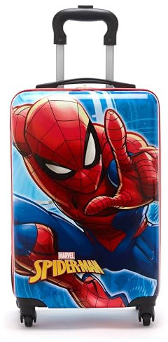 Disney Store Official - Spider-Man - Koffer - 31 x 21 x 53 cm - Trolley in Blau und Rot für Kinder - Mit Teleskopgriff, multidirektionalen Rollen und Innenfach