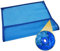 Bâche de protection solaire pour piscine, bâche de protection solaire contre les UV, film isolant thermique à bulles, bâche bleue imperméable et anti-poussière, pour piscines hors sol (3 m x 4 m)