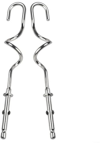 Replacement Hand Mixer Beaters for Kenwood, Stainless Steel Whisks for Mousse and Meringue Preparation (D)