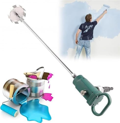 GTHTUHFD Handheld Portable Paint Mixer, Concrete Mixer Machine, Stirring Tool, Electric Mixing Paddle for Plaster, Concrete, Air Outlet Design, Speed: 2500r/min, for Ink Dissolver Agitator