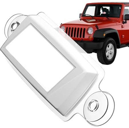 Porte-Badge Télépéage,Porte-Transpondeur - Installation Rapide avec Bandes à Ventouses Protection UV pour Immatriculation Détecteurs Sportifs Motos