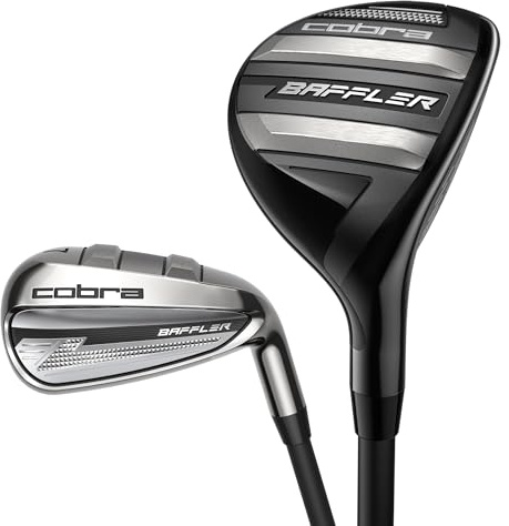 Cobra Golf Men's Baffler Hybrid Iron Set- 4H, 5H, 6-PW, Senior, Right Hand