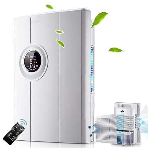 2.2L Dehumidifier/Humidifier (0-30㎡), 70W Air Purifier, Remote Control, Energy Saving/Silent, for Bedrooms and Bathrooms, with Drainage Hose