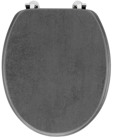 Abattant WC Effet Béton Alium 46cm Gris