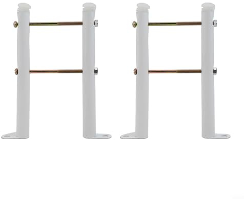 Pies de radiador de hierro fundido con estructura gruesa de acero de bajo carbono fuerte para soporte de suelo de radiador vertical (10 cm)