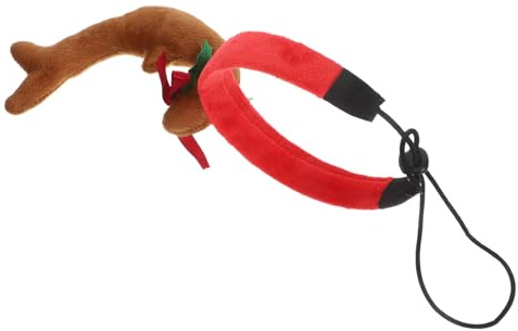 Angoily Serre-tête Cerf pour Chiens Accessoires de Costume de Noël Bandeau Mignon Renne pour Animaux de Compagnie