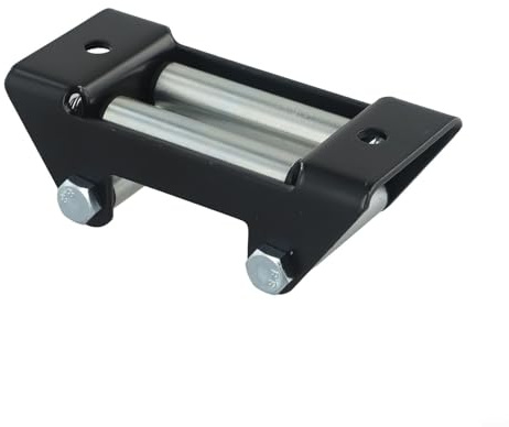 Bulevisiter Winch Roller Fairlead for ATV UTV 4-Way Cable Guide Compatible with 2000LB 4500LB Winches Off-Road Recovery Steel Construction with Galvanized(4500LB)