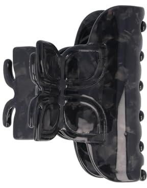 PARSA Beauty SIGNATURE COLLECTION Haarklammer, Schmetterling Design | Schwarz, 1 Stück, Sicherer Halt, Vielseitig Einsetzbar, Praktisches Format