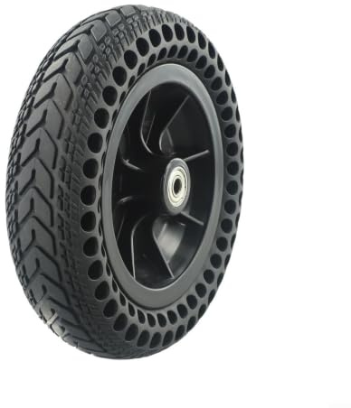 8 Solid Rubber Tire for E-Scooter 200x50 Flat Free Wheel Replacement with 8mm Bearing Heavy Duty