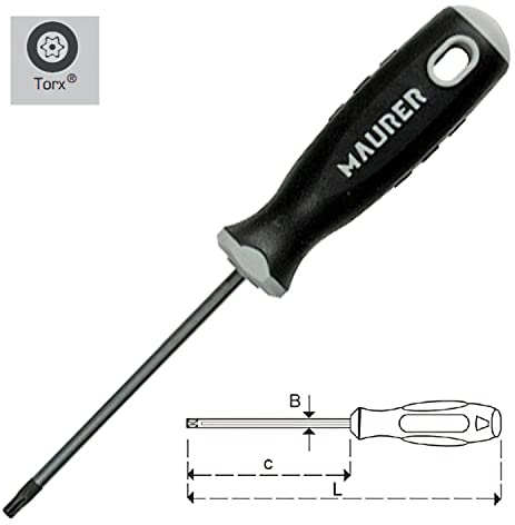 Maurer Maurer 2324945 Tournevis Torx 25 X 100