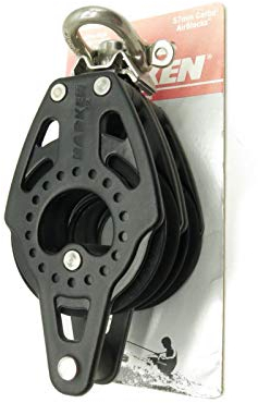 HARKEN Carbo Airblock 57mm Wirbel Hundsfott 2603 Doppelblock Taue bis 10mm Block