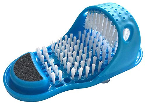 Simple Feet Cleaner,Kissbuty Magic Foot Scrubber Feet Shower Spa Easy Cleaning Brush Exfoliating Foot Massager Slippers