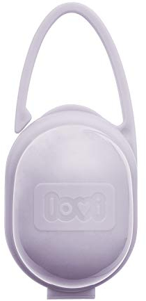 LOVI Baby-Schnullerhalter, Kunststoffbox für Schnuller, Reise-Schnuller, Rosa