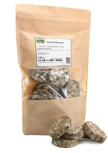 Masterfeed Trockenbarf Rinderblattmagen Taler, gefriergetrocknete Qualität, Barf Leckerli für Hunde, 1 kg