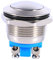 Interruttore a pulsante momentaneo, 12V 3A Impermeabile Car Auto Momentary Speaker Corno Pulsante Interruttore a levetta in metallo IP65 IK08 19mm