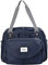 Béaba – Wickeltasche Genève II – Modulierbar, vielfältige Staumöglichkeiten – Vordertasche, Wickelunterlage – Isolierfach für Babynahrung, Befestigung für Kinderwagen – marineblau