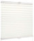 SchattenFreude Basic Klemmfix-Plissee für Fenster | Mit Klemm-Haltern | Ohne Bohren | Naturweiß, Breite: 80cm x Höhe: 130cm