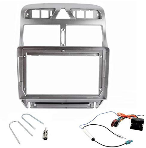 Sound-way Kit de Montage Autoradio, Façade Cadre de Radio 9 Pouces, Adaptateur Compatible avec Peugeot 307 307CC 307SW 2001-2013
