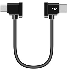 Hensych Cavo da 15 cm da tipo C a tipo C/Micro-USB per Avata per Mini 3 Pro/Mavic 3/FPV/Mini 2/Mavic Air 2/Air 2S/Pocket 2/Osmo Pocket Tablet Phone Cavo di trasferimento dati (15 cm Type-c a Micro)