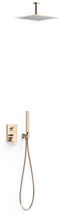 Rapid-Box 21128003OP, 2-Wege-Duscharmatur, Einbau-Mischbatterie, 30 x 30 cm, Roségold-Finish