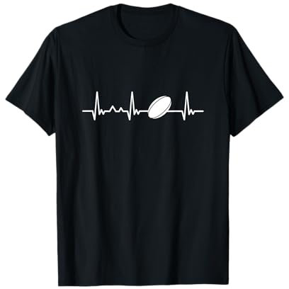 Heartbeat Rugby Herzschlag T-Shirt