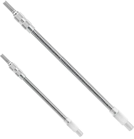BokWin Soporte flexible para brocas de extensión de impacto de 8.3 y 11.8 pulgadas, destornillador de impacto de eje flexible, cambio rápido, vástago hexagonal de 1/4 para taladro eléctrico, puntas de