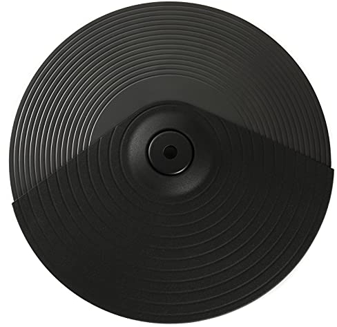 Fame FCP12HHS HiHat Cymbal Pad 12, Professionelles Stereo E-Drum Becken Pad, Gummispielfläche, 2 Zonen, Realistische Ansprache, Perfekter Rebound, Kompatibel mit Fame DD-Modellen, Alesis