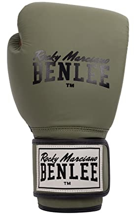 BENLEE Boxhandschuhe aus Leder Evans 14 oz, Army Green