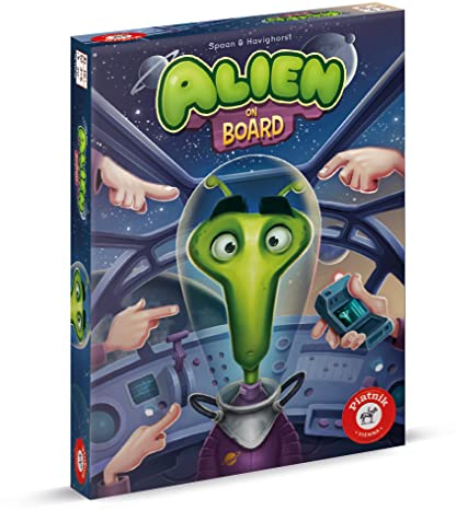 Piatnik 6667|Alien on Board|Ab 10 Jahren|3-6 Spieler|30 Minuten Spieldauer, Klar