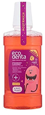 ECODENTA KAKĖS MAKĖS Strawberry flavor mouthwash 250ml