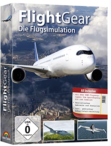 Flight Gear Flugsimulation - über 530 unterschiedliche Flugzeugtypen für Windows 11 - 10 - 8.1 - 8 - 7