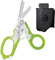 Raptor Erste-Hilfe-Schere, All-in-One taktische Schere, Taschenschere & Feuerwehr-Werkzeug-Set, Glasbrecher in Tuff-Cut-Schere mit Utility Holster (Green)