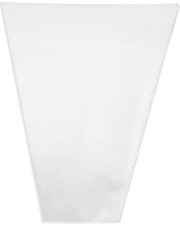 STOBOK 20pcs Transparent Flower Bouquet Bag Flower Bouquet Sleeve Clear Cellophane Wrapping Bags Rose Packaging Bags for Florist Supplies L