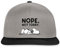 Spreadshirt Peanuts Snoopy Nope Not Today Bürohumor Snapback Cap, One Size, Graphit/Schwarz