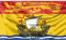 Flagge von New Brunswick | Einzigartiger Designdruck | Hergestellt in der EU (90 x 150 cm)