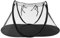 Katzenzelt Outdoor, realife Zwei Türen Haustiergehege Pop Up Zelt, Indoor Pet Zelt Laufgitter für Katzen und Kleintiere in Deck, Hof, Terrasse, Park, Tragbares Übungszelt mit Tragetasche (Schwarz)