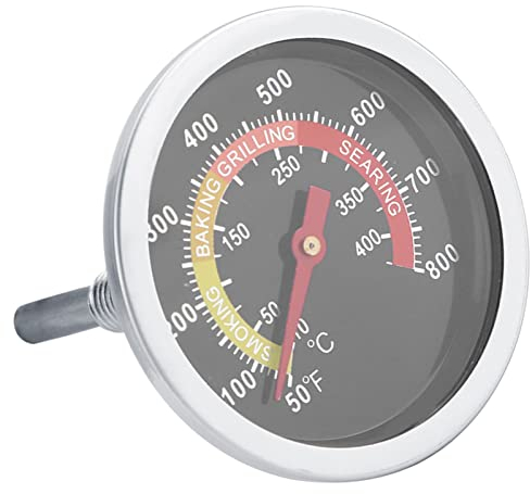 50 ~ 800 ℉ Edelstahl-Grillthermometer-Temperaturanzeige Zum Grillen, Weber-Grillthermometer Deckel Genesis, Weber-Thermometer, Weber-Grillthermometer, Grillthermometer weber genesis thermometer,ofenth
