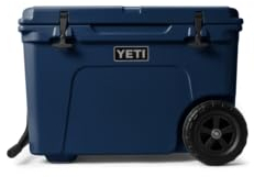 YETI Tundra Haul Wheeled Cool Box, Insulated Hard Cooler, Navy