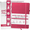 AMOR CON PALABRAS - Kalender 2023 Farbe Magenta Objektive mit Wochenansicht - A5 Wochenplaner 2023 2024 Wochenansicht - Wochen- und Monatsplaner, ohne Datum, inspiriert Produktivität