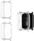 HOMTERN 3-Pack Compatible with AMAZFIT GTS 2 Mini, Bip U/Bip U Pro, Bip S/Bip S Lite and Bip/Bip Lite, Soft TPU Lightweight Shell Drop-proof Scratch-Proof Flexible Screen Full Covered Protective Case