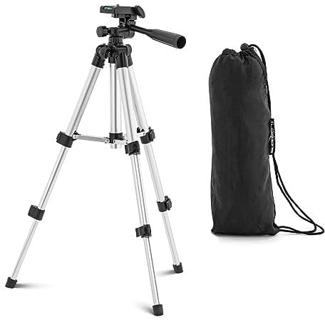 Steinberg Systems SBS-TRIPOD-107 Trépied Appareil Photo 272-602 mm Filetage 1/4 Pouce Trépied pour Laser Trépied téléphone