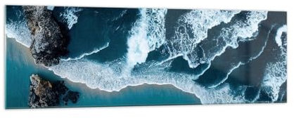 Bilder auf Glas 160x50cm Wandbild Glasdruck Landschaften Maritim - 6004